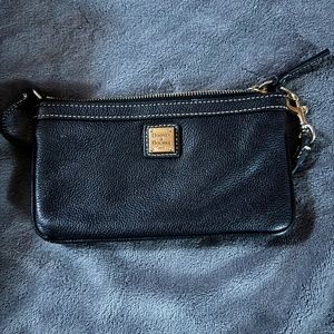 Dooney & Bourke Black Leather Clutch